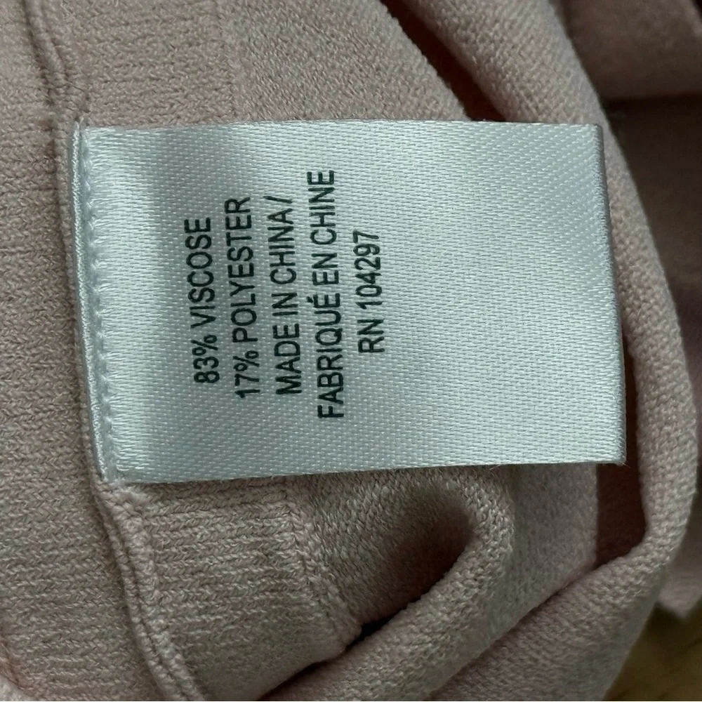 Milly Elastic Tie Hem Pink Top Boat Neck Oversized Size Small - Picture 11 of 11